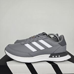 New adidas S2G 24 Leather Spikeless Golf Grey Cloud White Men's Shoes Size 10.5